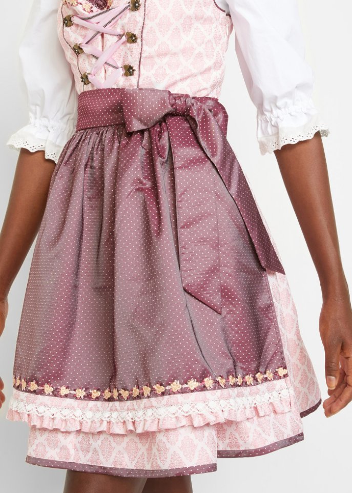 Dirndl mit Schürze, kniefrei (2-tlg. Set)