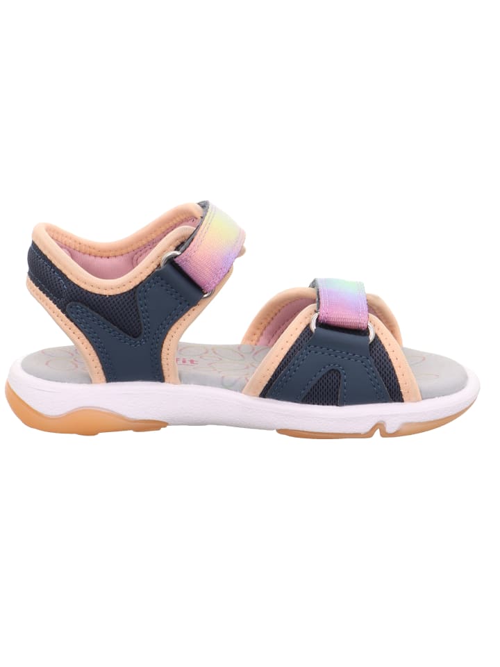 superfit Sandale PEBBLES in Blau/Orange günstig kaufen