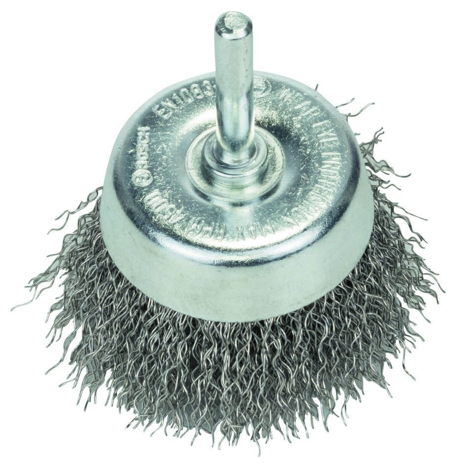 Bosch Blue Accessories 2608622118 Hrncový ocelový kartáč 60 mm vlnitý 6 mm stopka Nerezová ocel