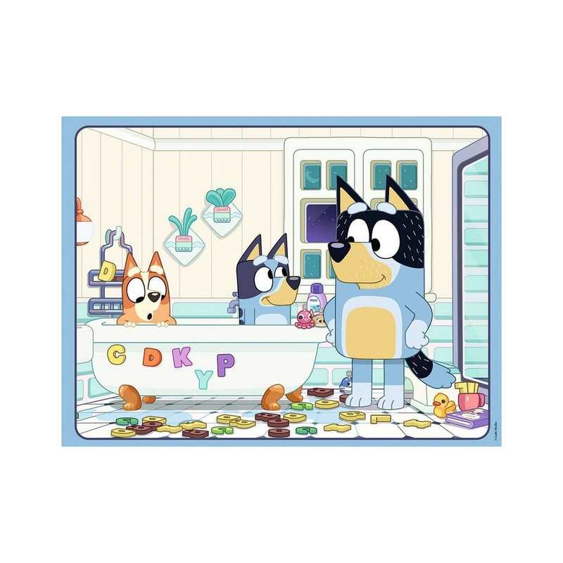Puzzle Dans le bain de Bluey 30 pièces