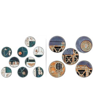 Sector Imperialis 25mm & 40mm Round Bases (40 Stück)  (66-92)