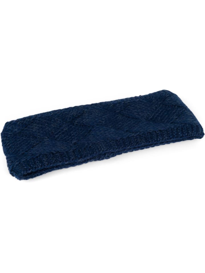 styleBREAKER Strick Stirnband in Dunkelblau günstig kaufen onesize