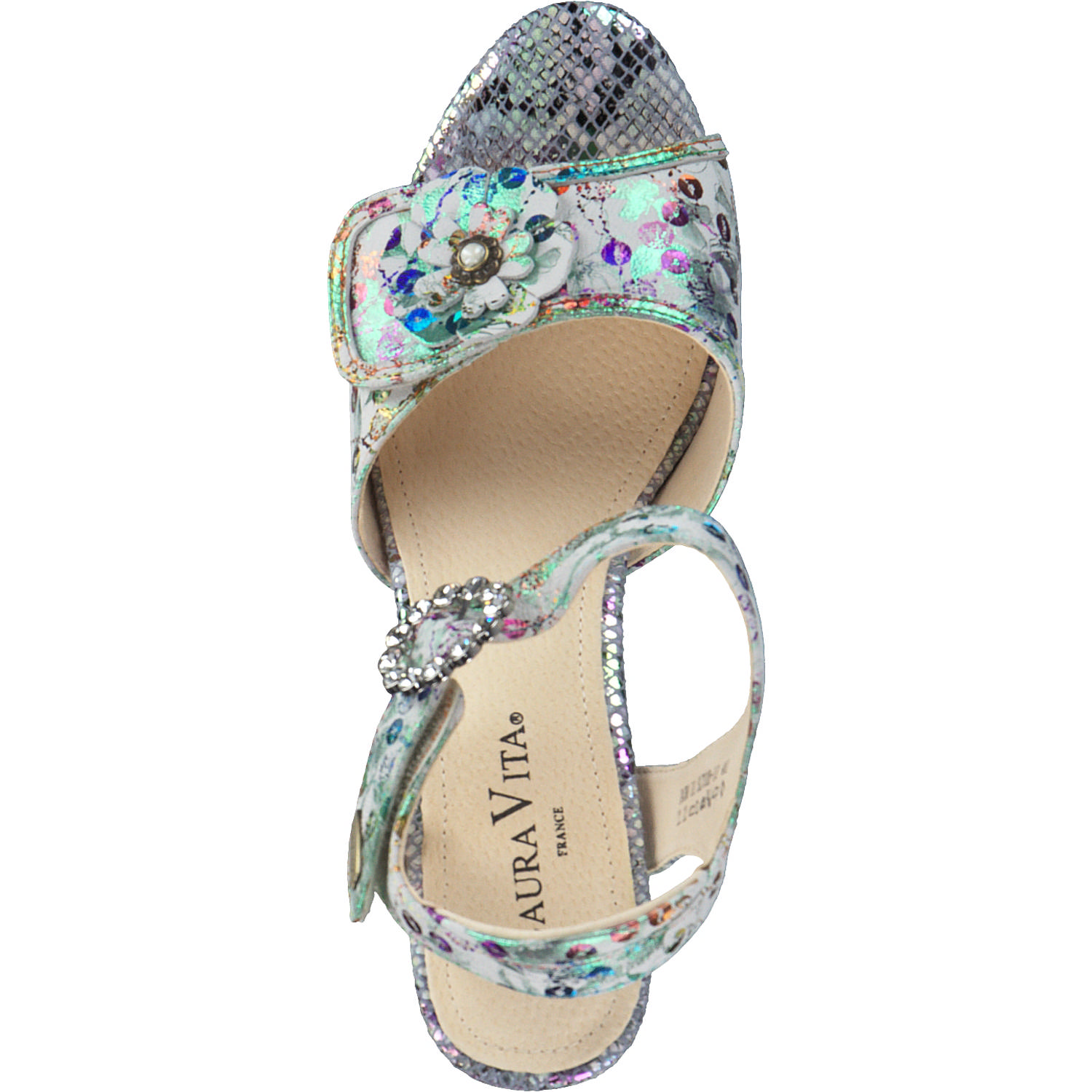 Laura Vita Jacob 11, Plateau-Sandaletten, Damen, blanc