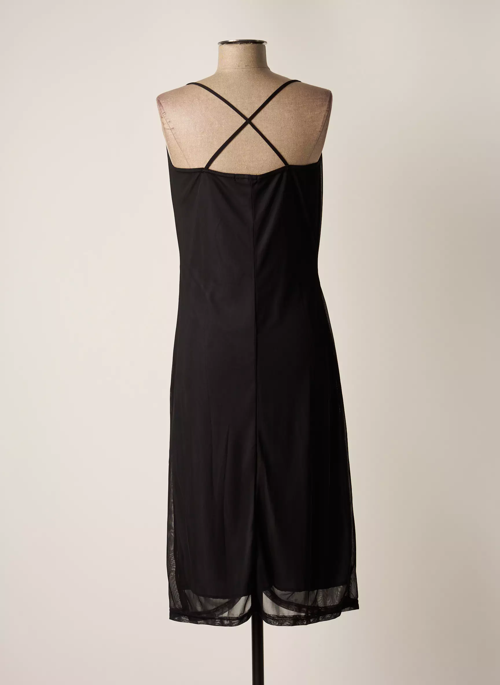 Vila Robes Mi Longues Femme couleur noir