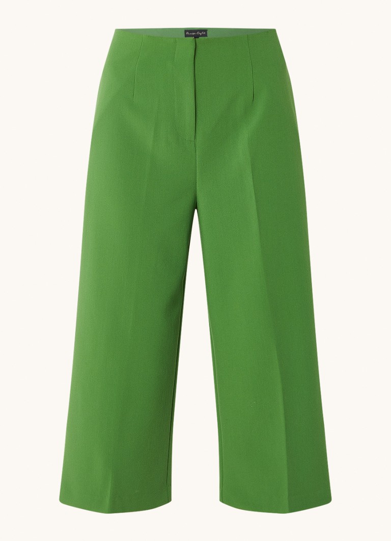 Chiloți Aubrielle cu talie înaltă, croială lejeră și pliuri pronunțate.