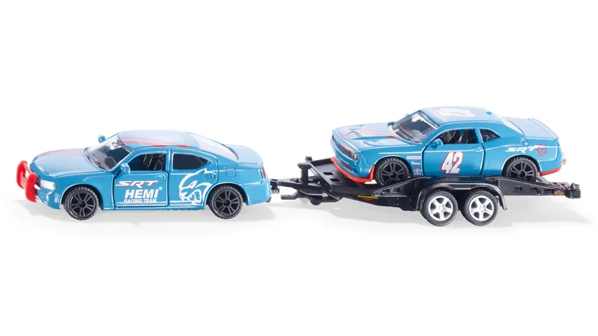 SIKU 2565 Super - Dodge Charger mit Dodge Challenger SRT Racing