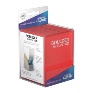 Ultimate Guard Boulder Deck Case 100+ Standard Size Ruby