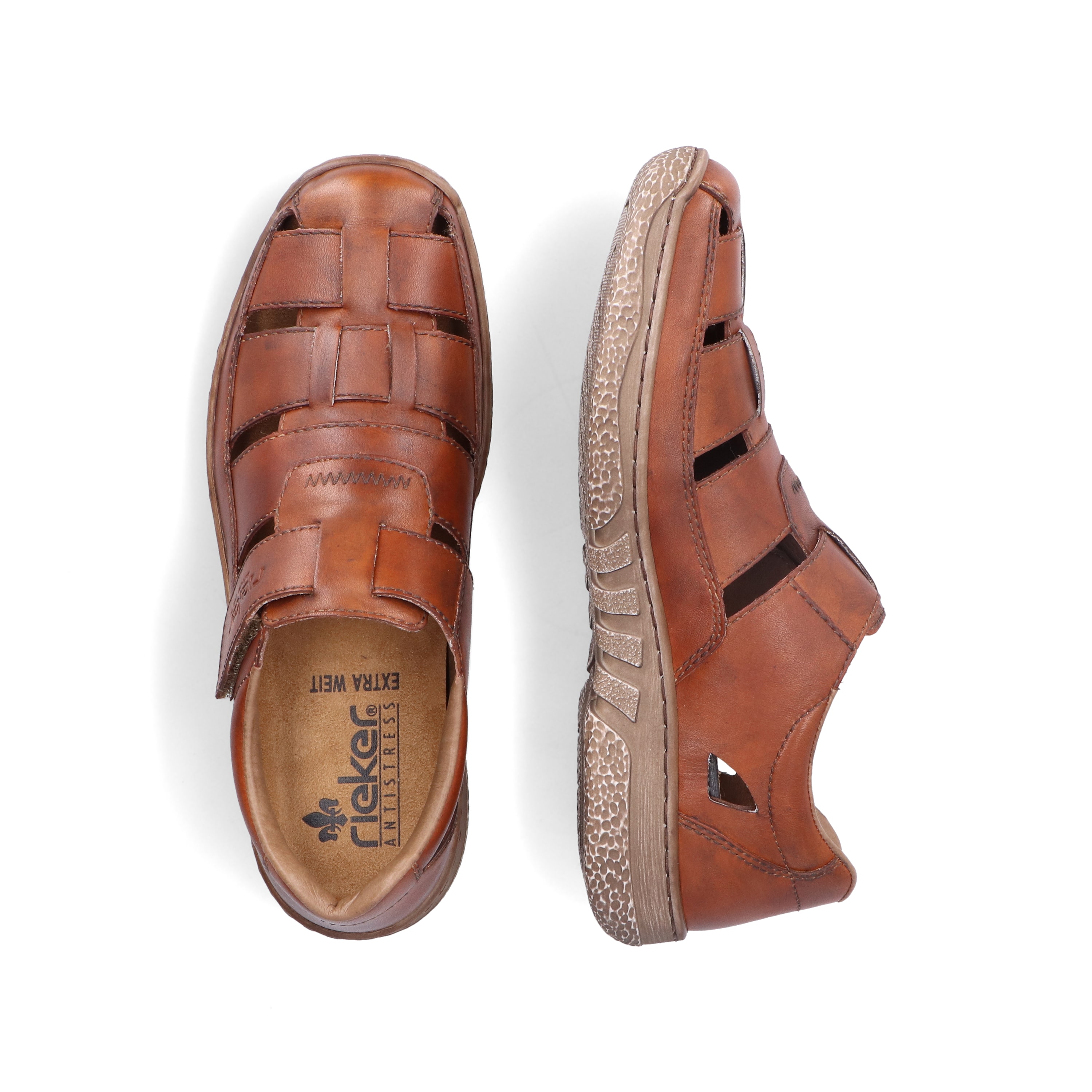 Rieker Herren Slipper nussbraun