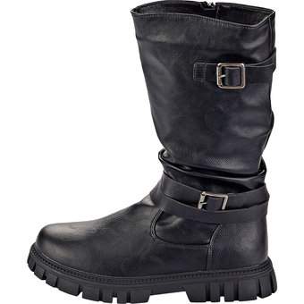 Barbarella Langschaftstiefel in schwarz