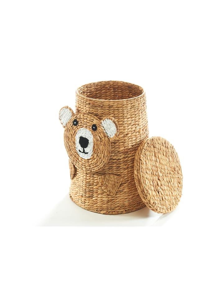 kobolo Wäschekorb BEAR72 in Braun günstig kaufen onesize
