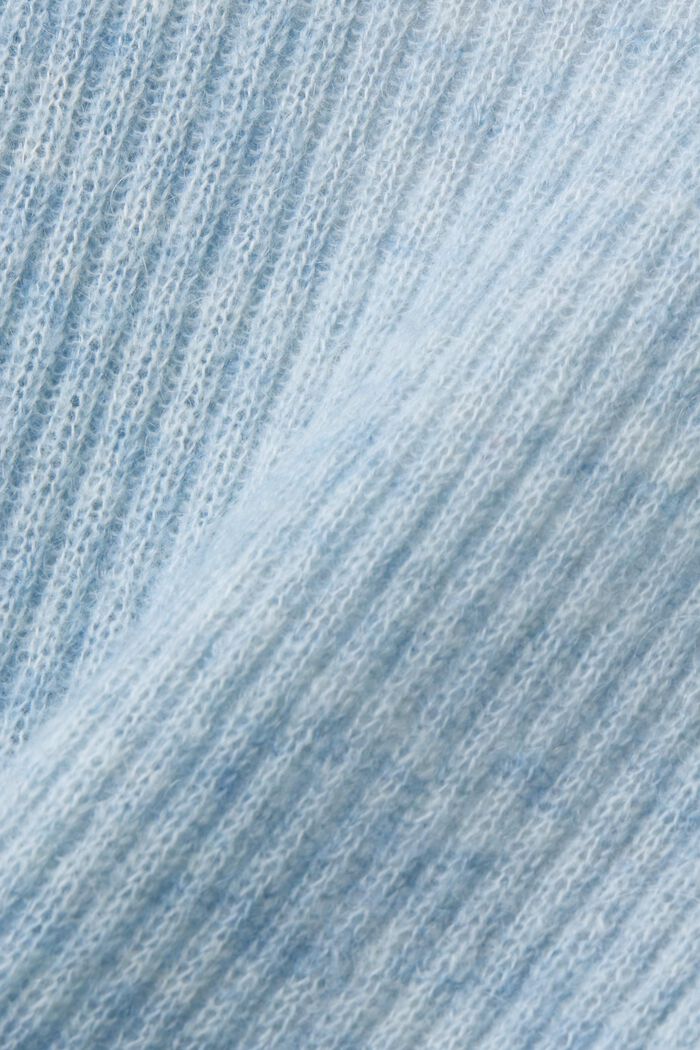 Zopfstrick-Cardigan aus Mohair-Mix