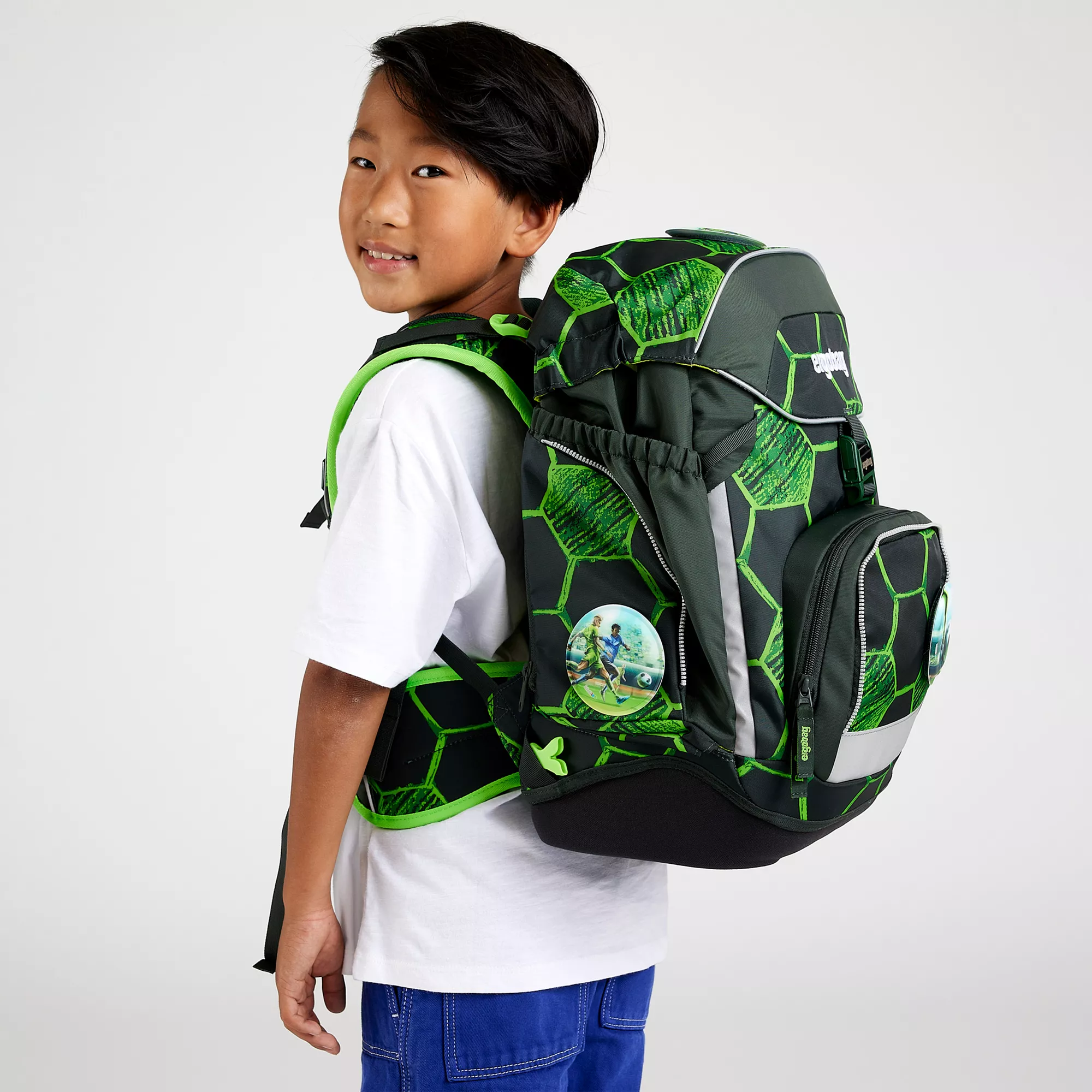 ergobag Schulrucksack-Set Volltreffbär