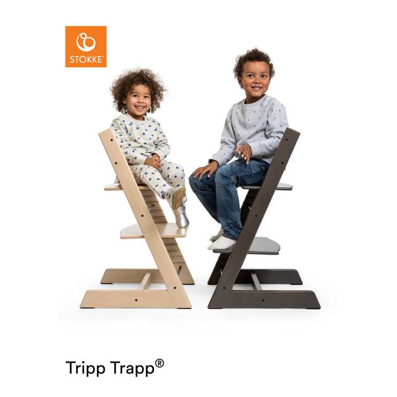 Chaise haute Tripp Trapp gris tempête Stokke
