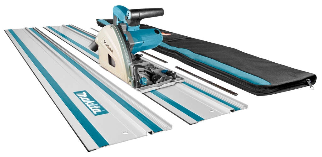 Makita SP6000J1X2 230V Stikksag 165 mm + 2 x skinner + forbindelseslister + oppbevaringspose + ekstra sagblad