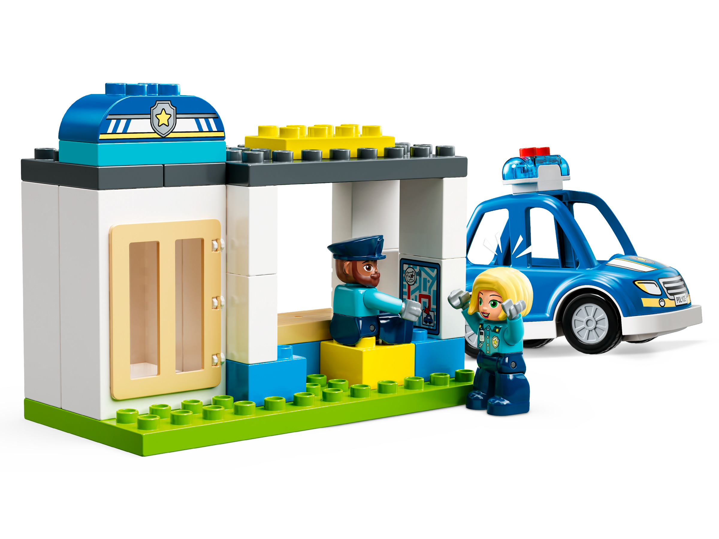 Polizeistation mit Hubschrauber 10959