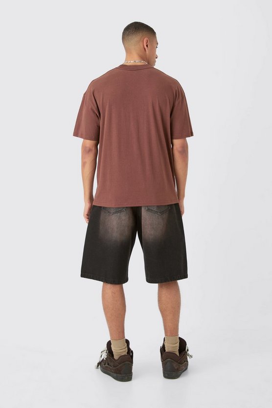 Oversize T-Shirt mit Golden State Ranch Print