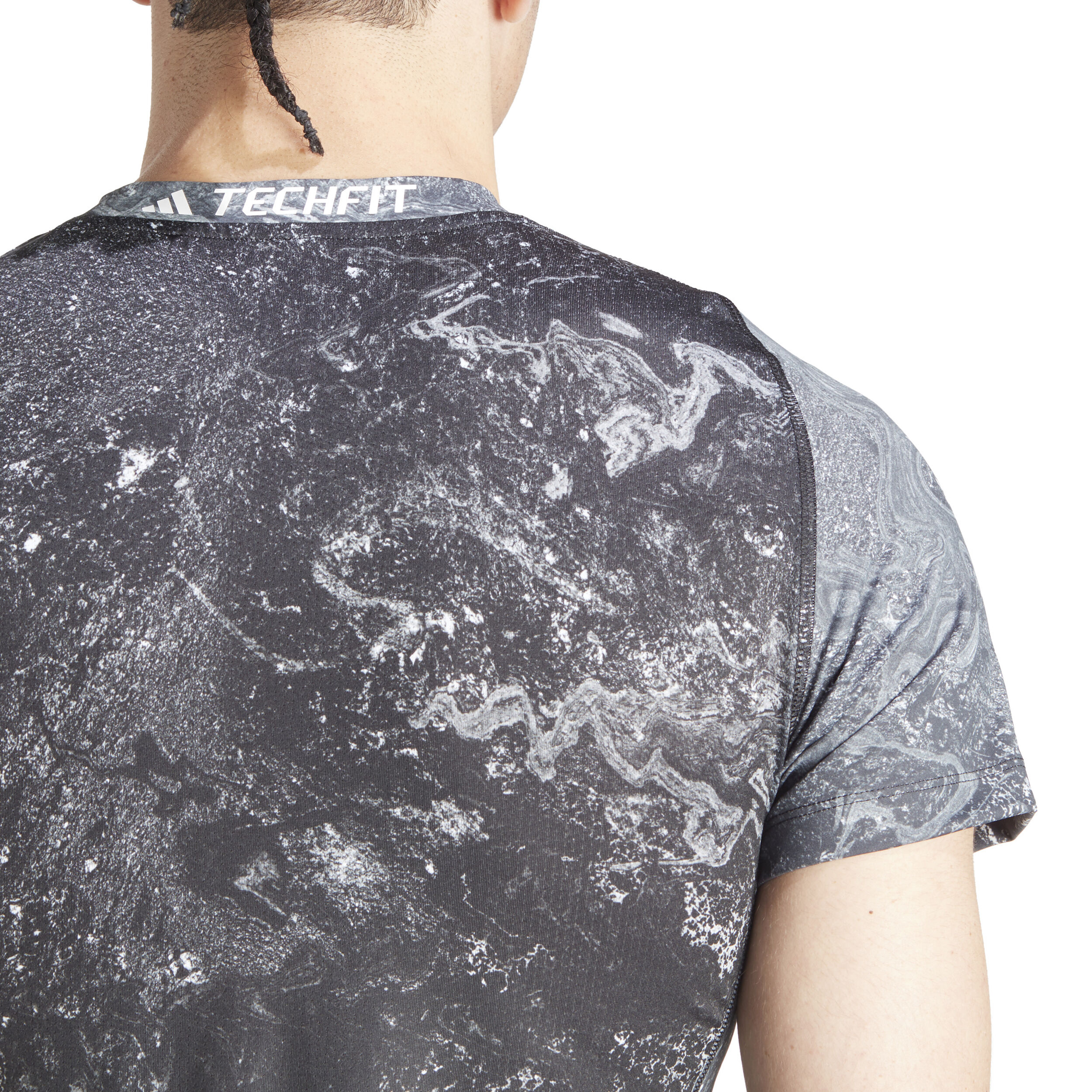 Tech-Fit AOP T-Shirt Herren - Grau, Mehrfarbig