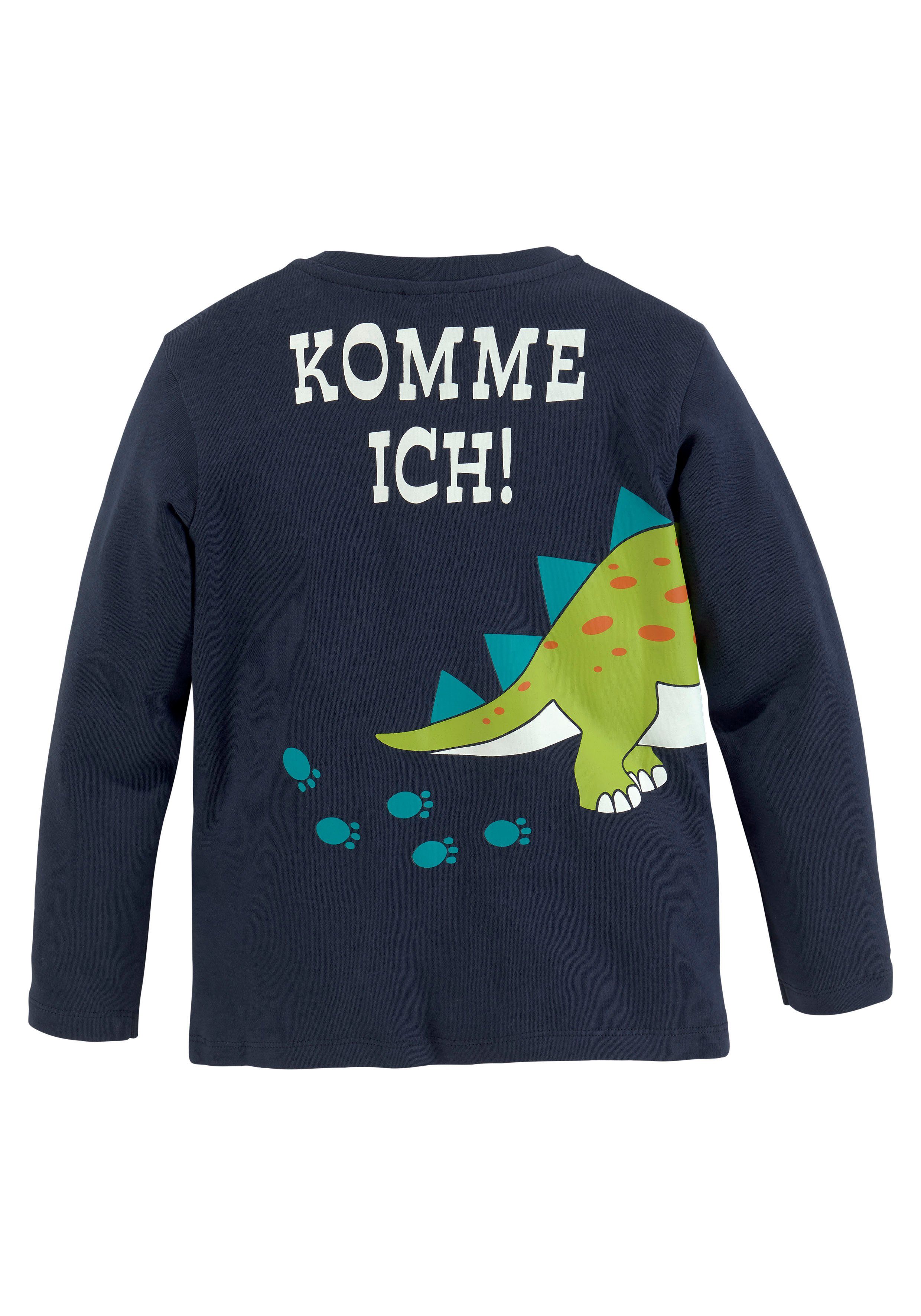 KIDSWORLD Shirt & Hose (Spar-Set, 2-tlg., Shirt+Jogginghose) mit großem Dinodruck