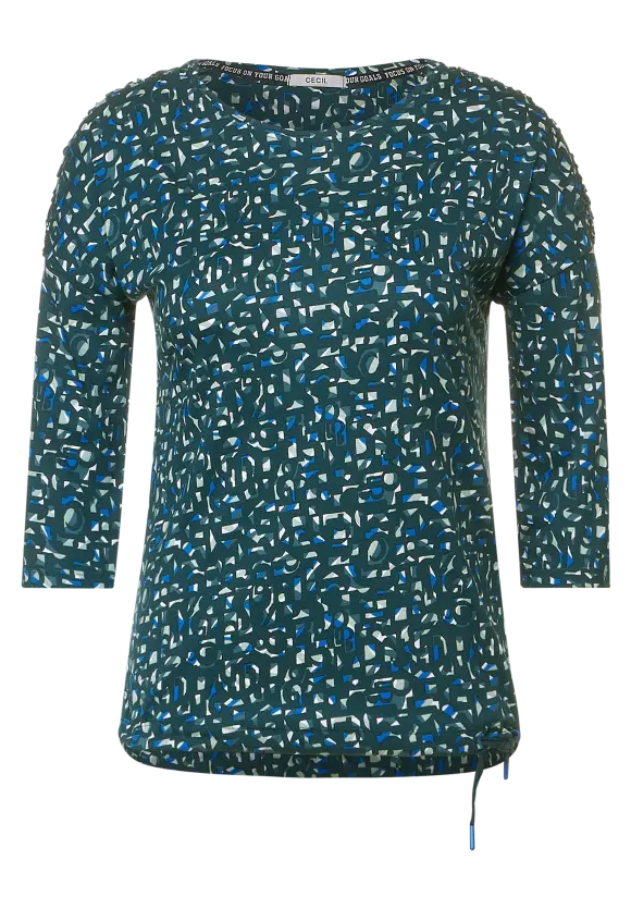 CECIL Printshirt mit 3/4 Ärmel