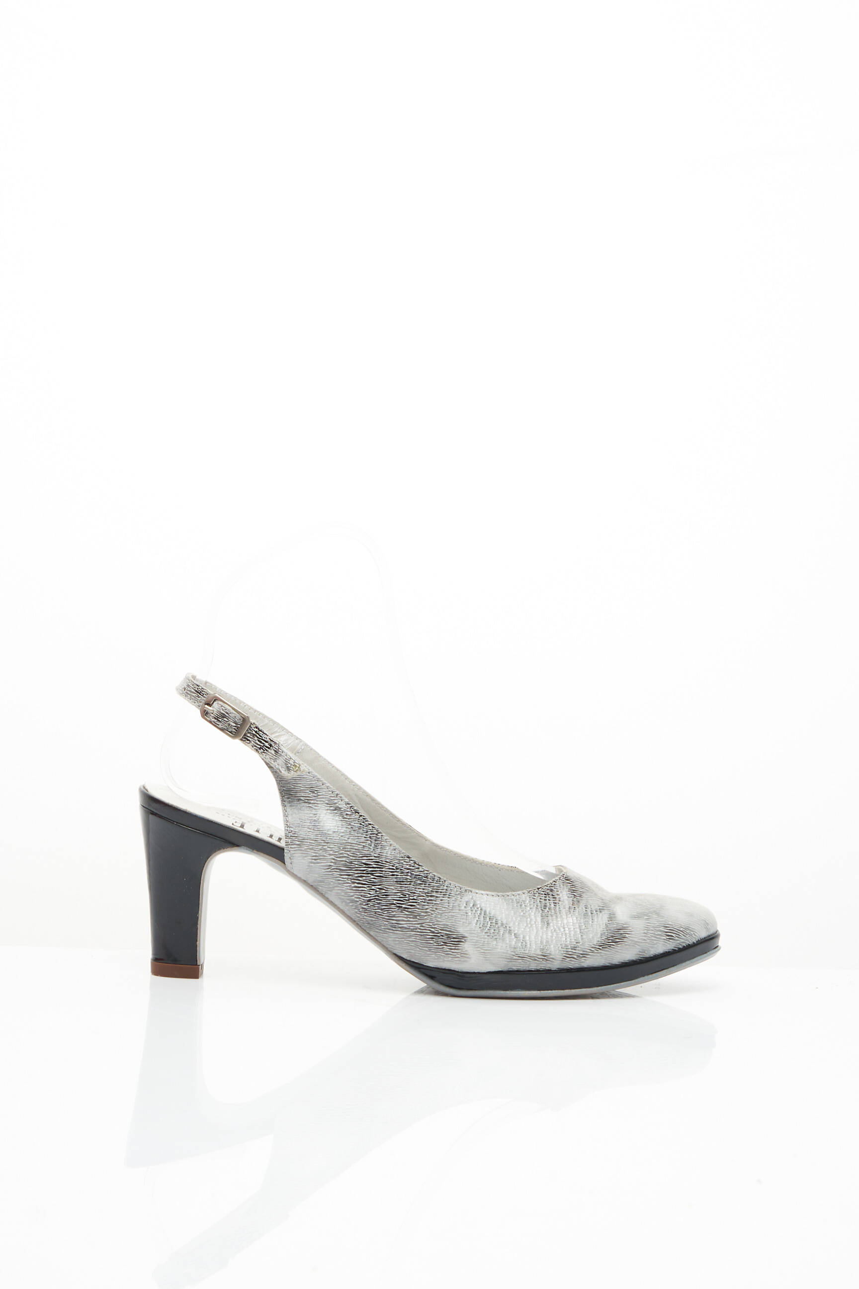 Un Tour En Ville Sandales Nu Pieds Femme couleur gris