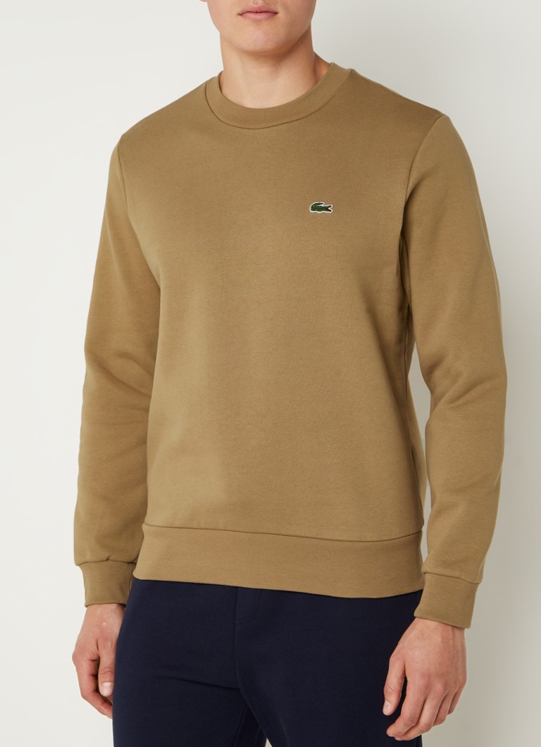 Maglione Lacoste con logo ricamato