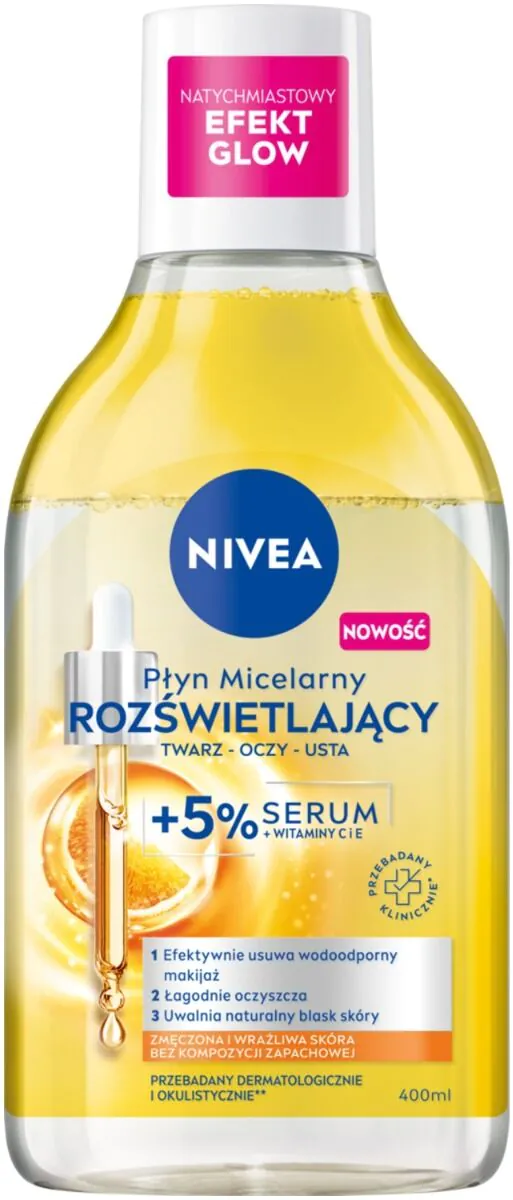 Nivea Illuminating 5% serumas - micelinis skystis 400 ml