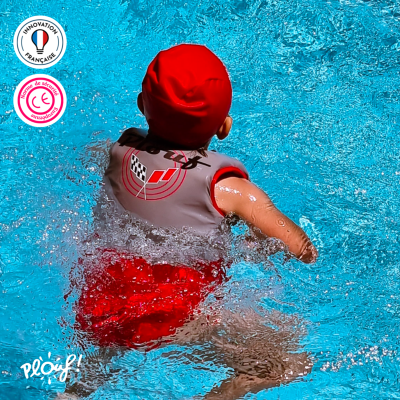 Maillot de bain flottant : Flash Gris
