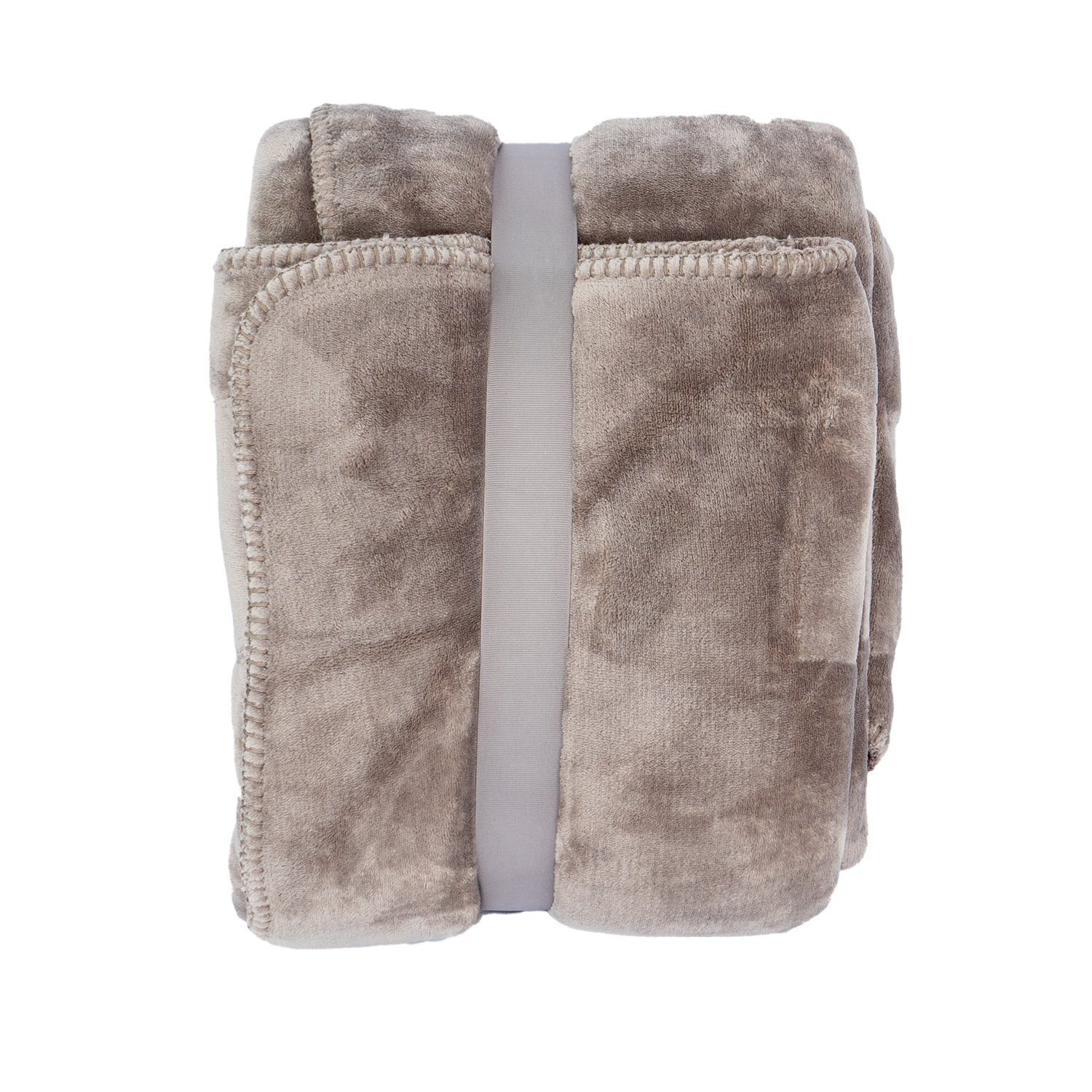 Wohndecke Flanell und Sherpa, VIVA Home, Oberseite weicher Flanell und Rückseite wärmendes Sherpa