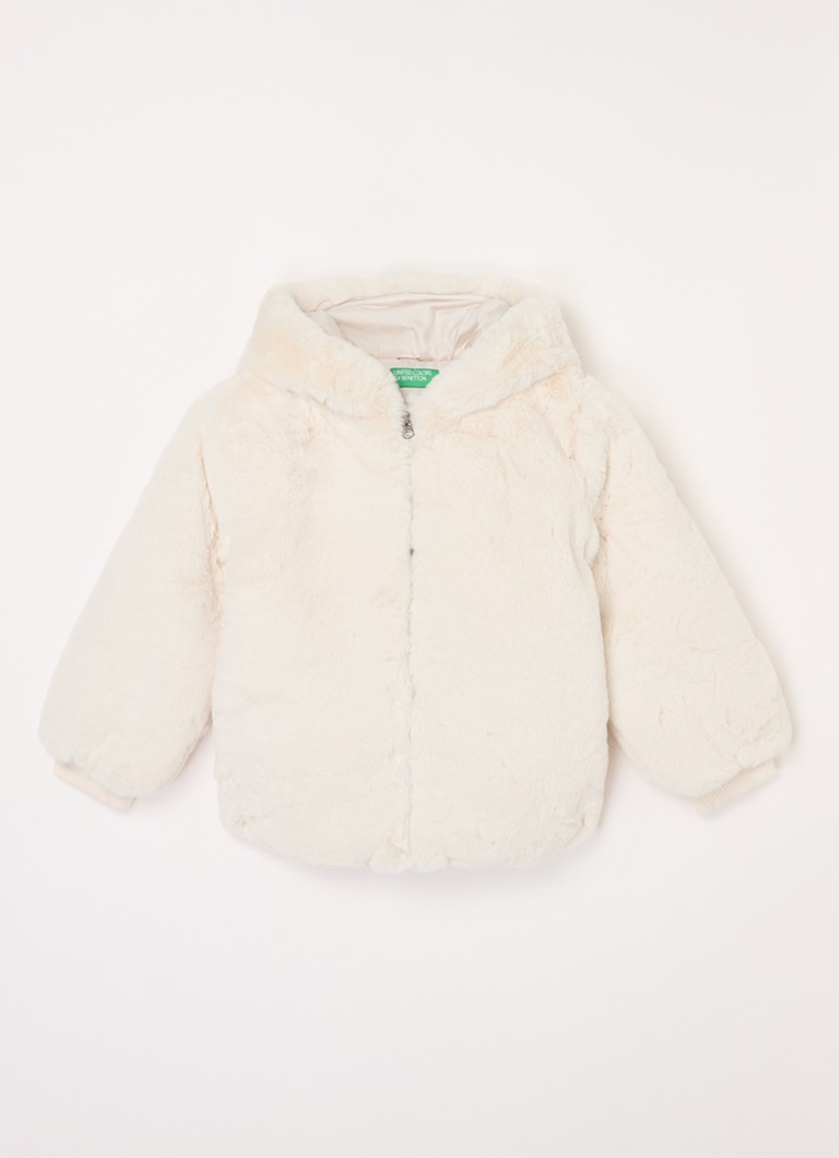 Geacă din piele ecologică matlasată Benetton