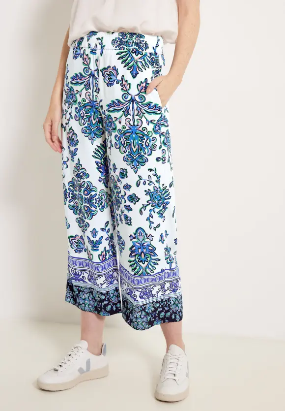 CECIL Casual Fit Hose mit Print