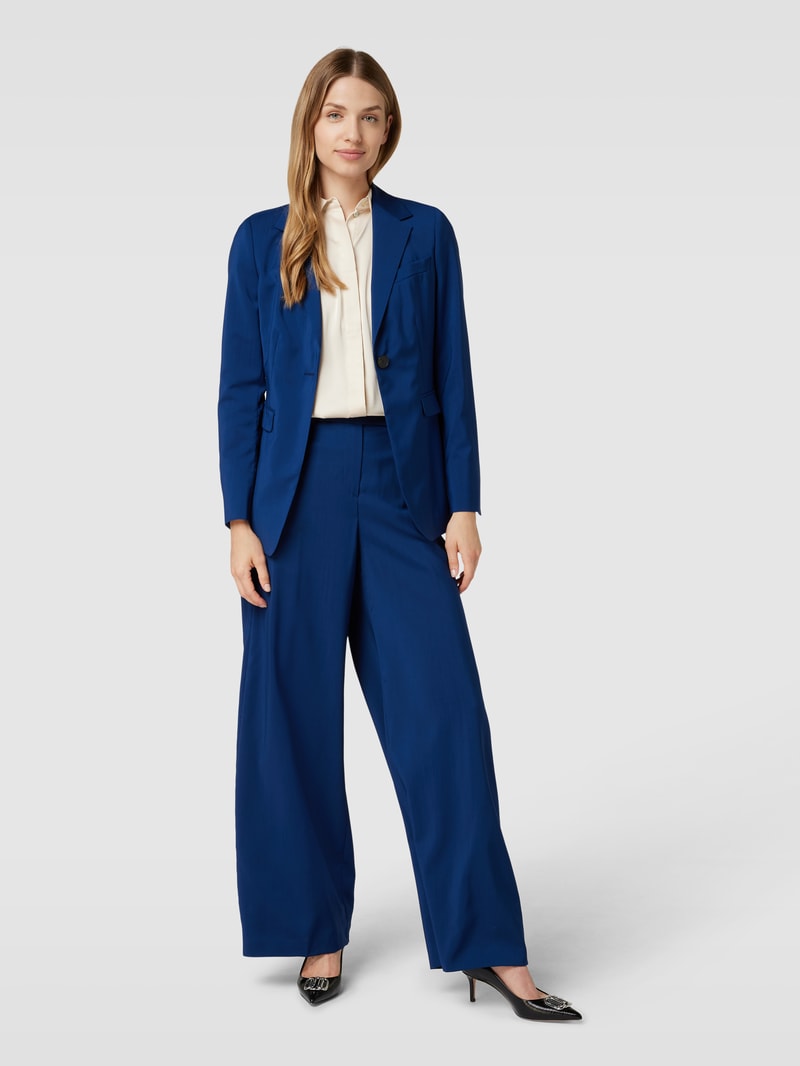 Blazer mit Reverskragen in blau