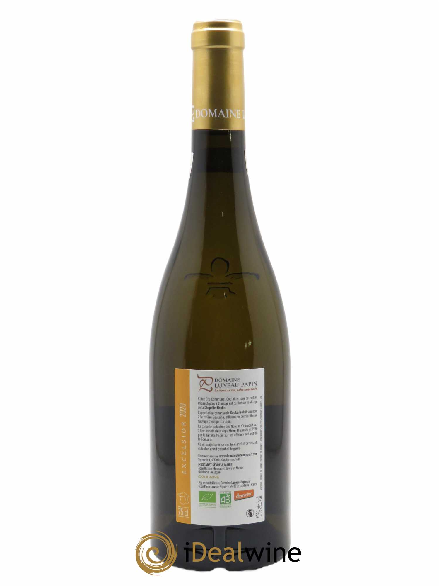 Muscadet-Sèvre-et-Maine Cru Goulaine Excelsior Luneau-Papin  2020 - Lot de 1 Bouteille