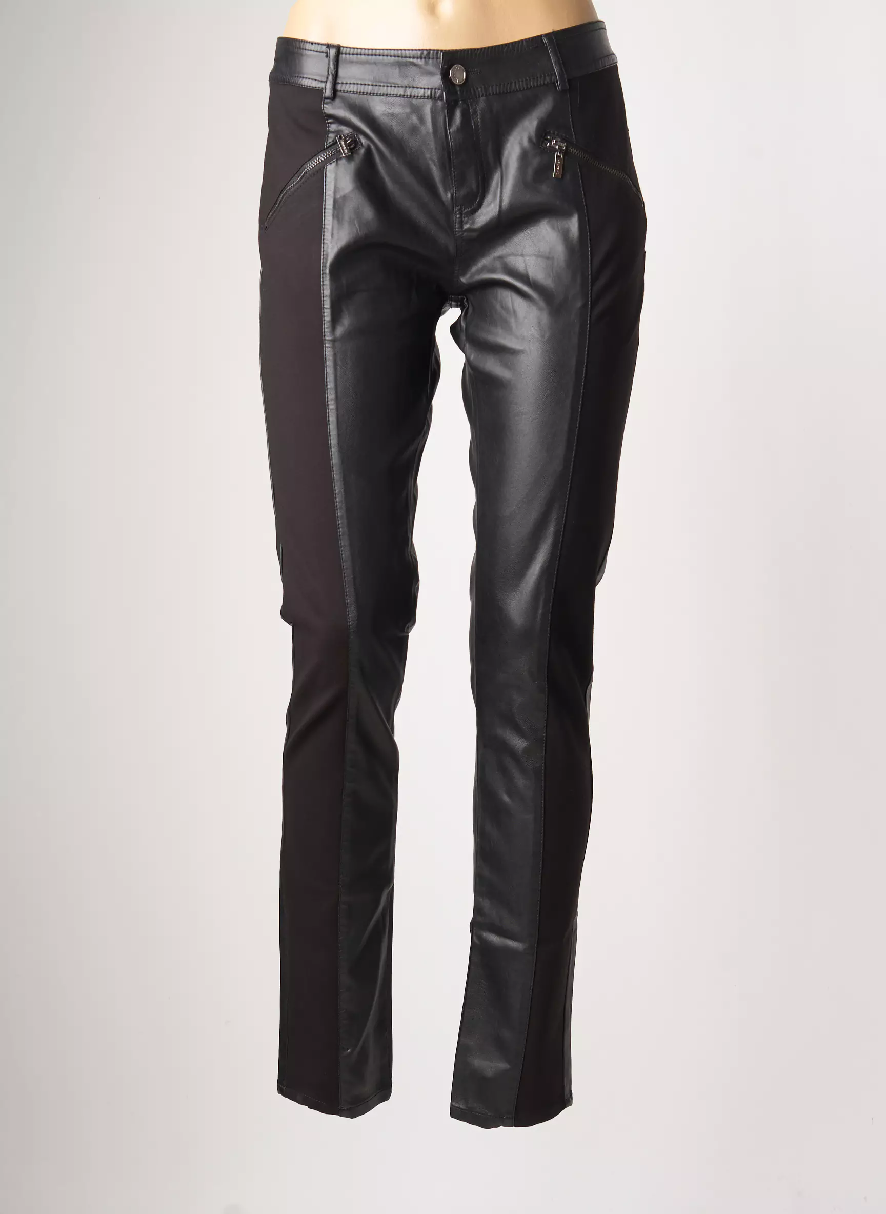 Laura Jo Pantalons Slim Femme couleur noir