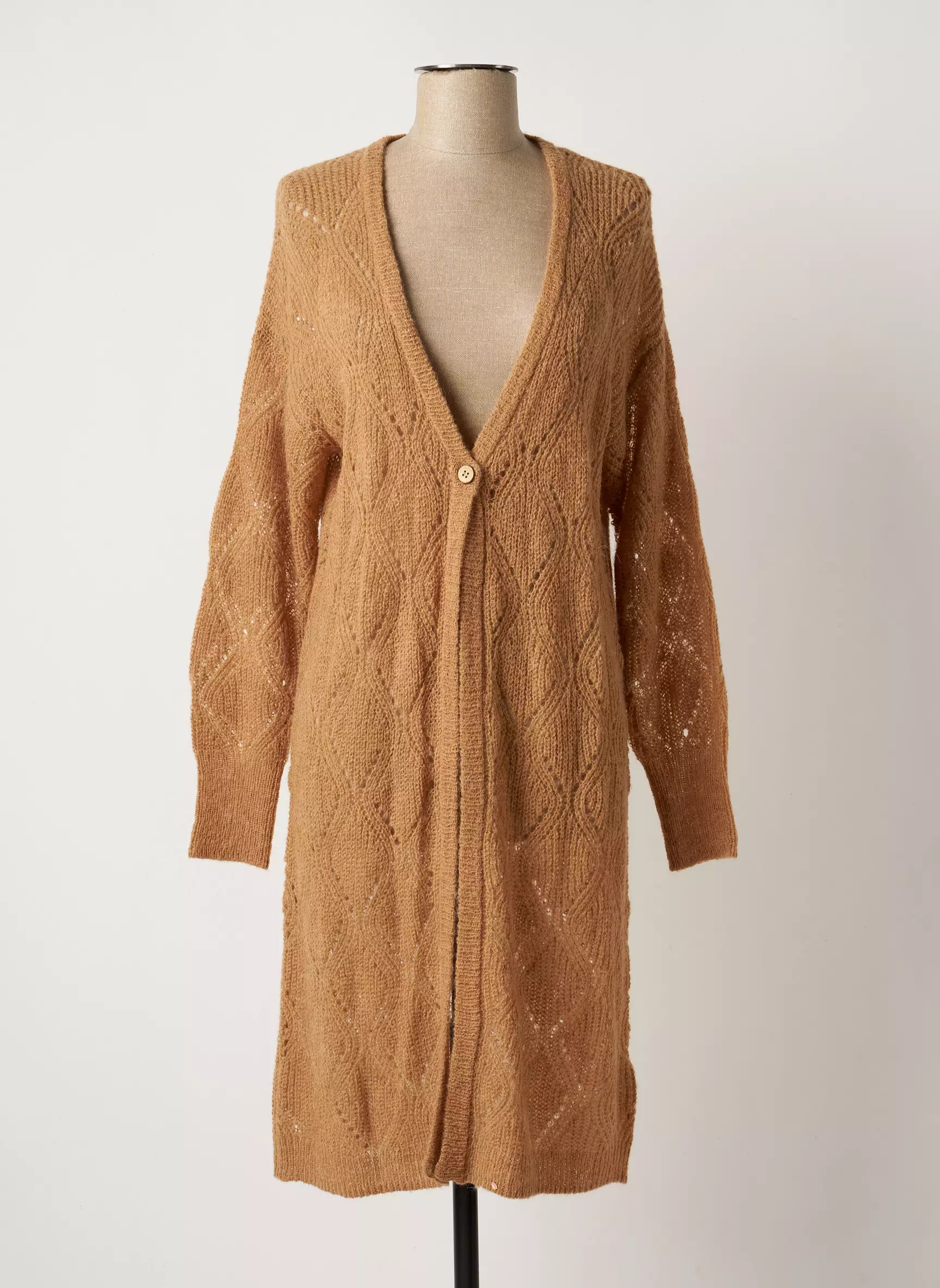 Cream Cardigans Femme couleur beige