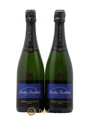 Champagne Nicolas Feuillate Brut Reserve Exclusive  - Lot de 2 Bouteilles