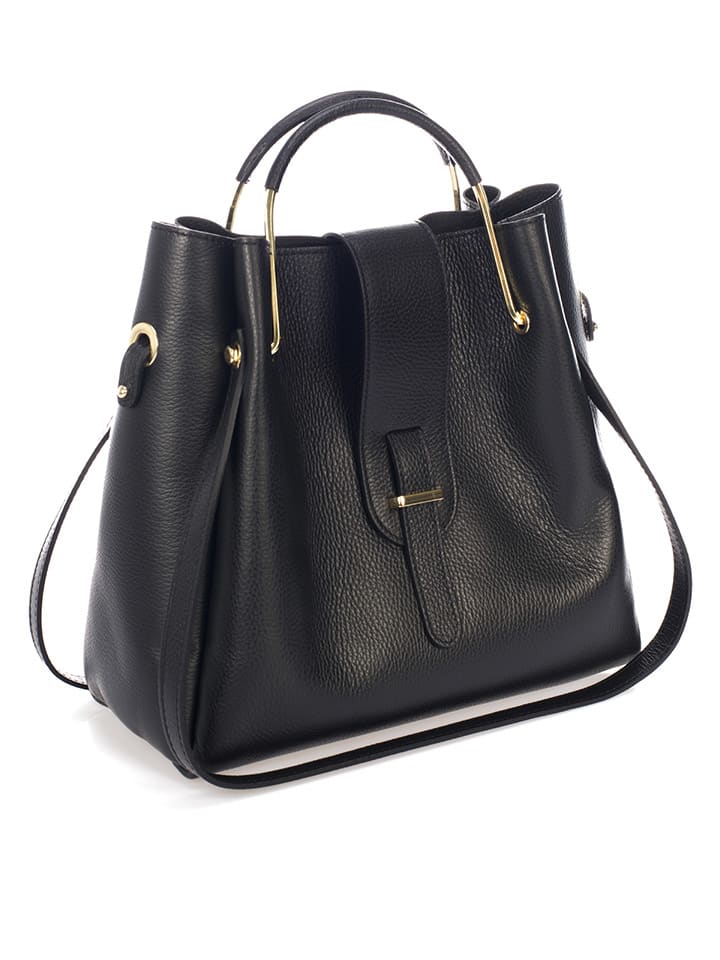 Lucca Baldi Leder-Henkeltasche 