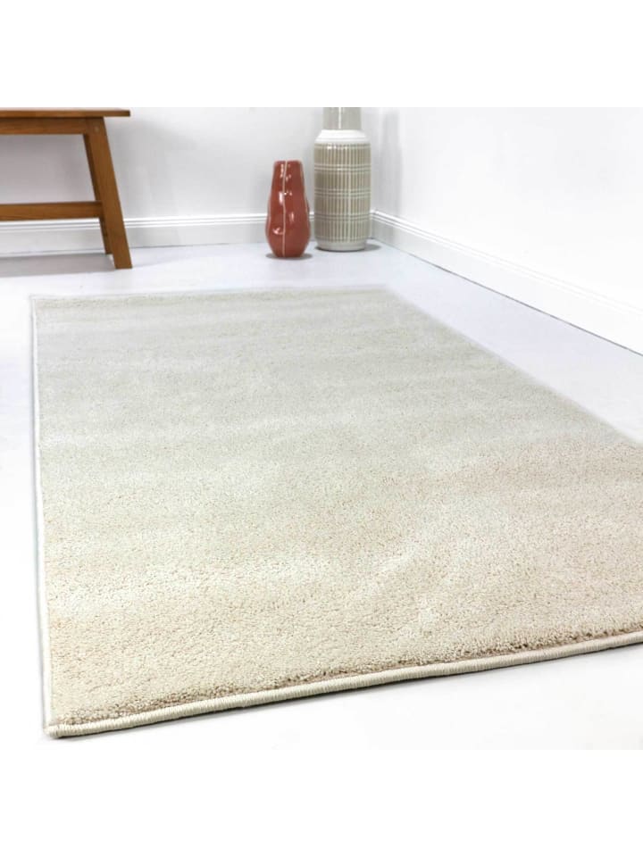 ESPRIT Kurzflorteppich Campus in Creme Weiß günstig kaufen