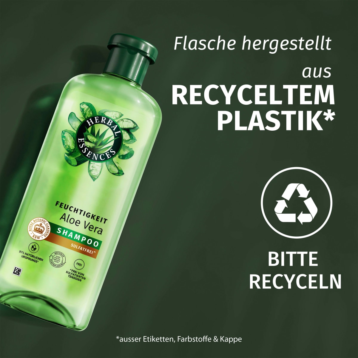 Shampoo Feuchtigkeit Aloe Vera, 350 ml