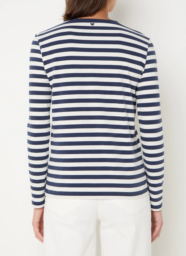 MaxMara Quinoa long sleeve with flock logo print