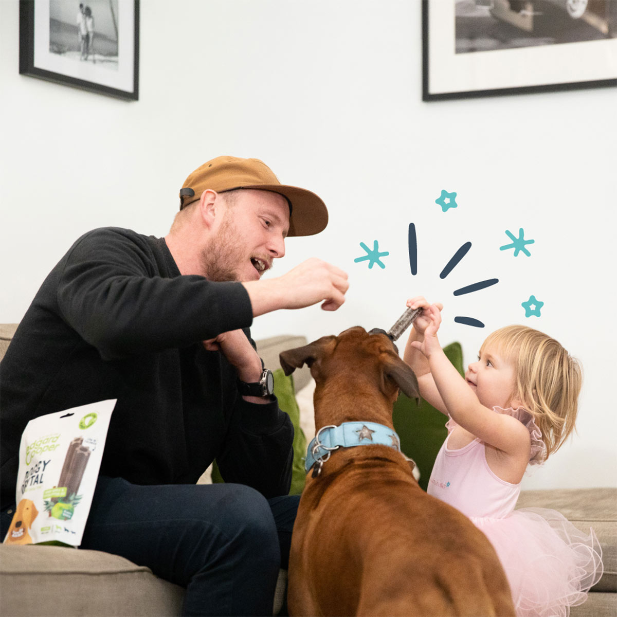 Edgard & Cooper Doggy Dental Erdbeere/Minze L kaufen bei ZooRoyal