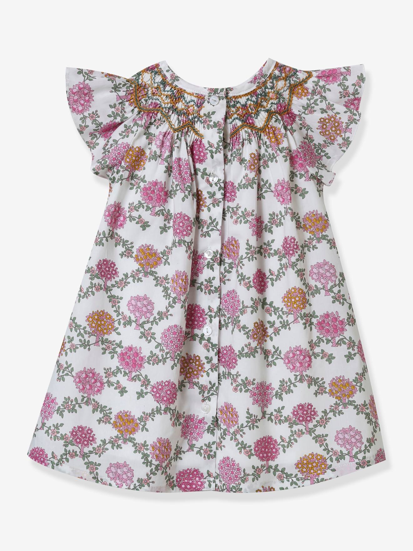 Cyrillus Festliches Mädchen Kleid ANNA Liberty-Stoff CYRILLUS - mehrfarbig geblümt