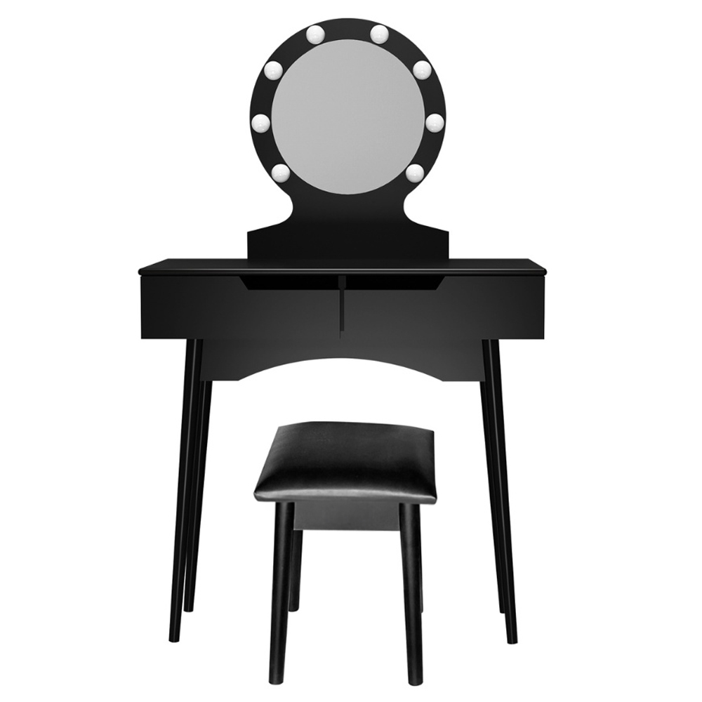 Home Deluxe Schminktisch MIRANDA - Schwarz