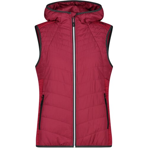 DAMEN WESTE WOMAN VEST HYBRID FIX HOOD