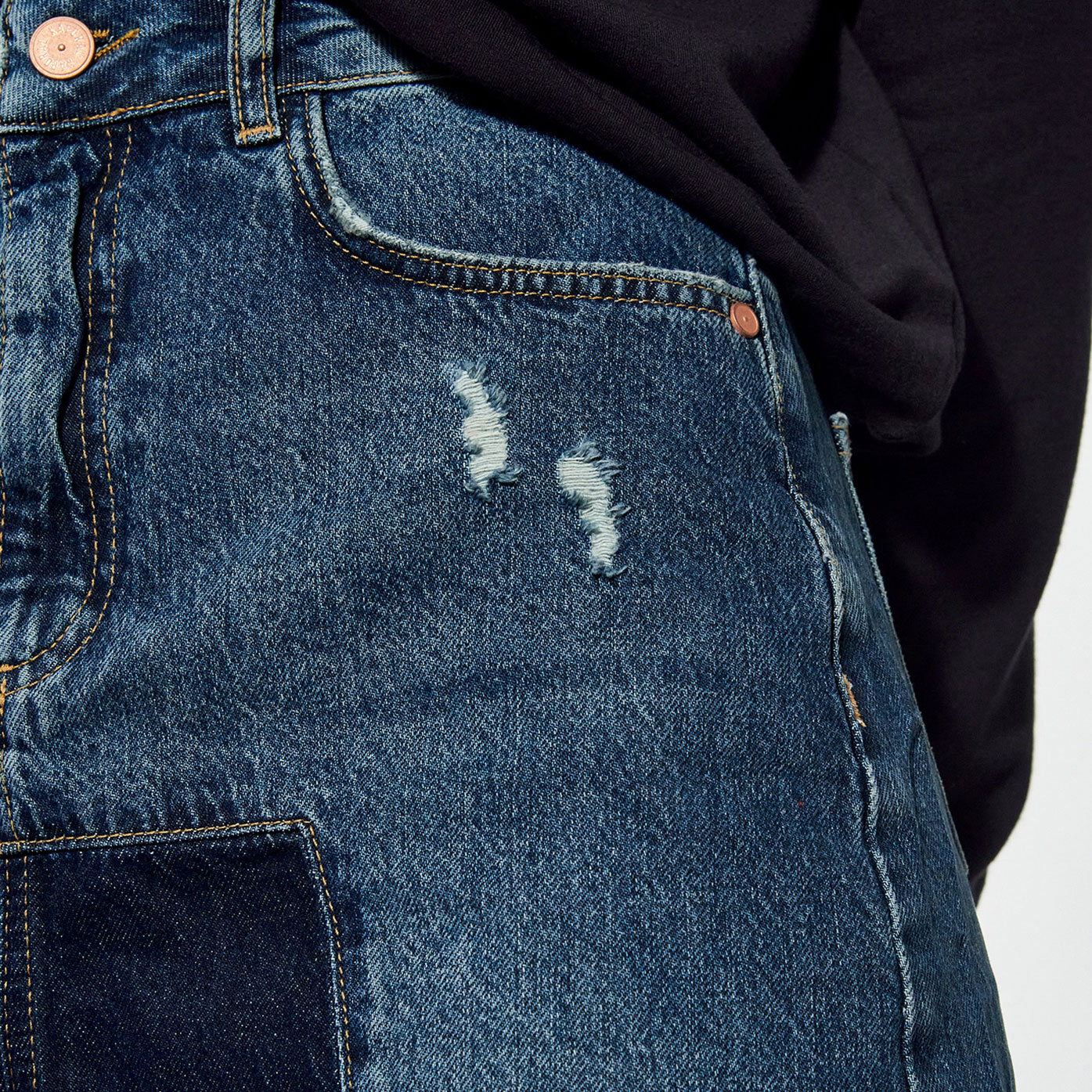 LITA   Jupe en jean Femme en 100% coton