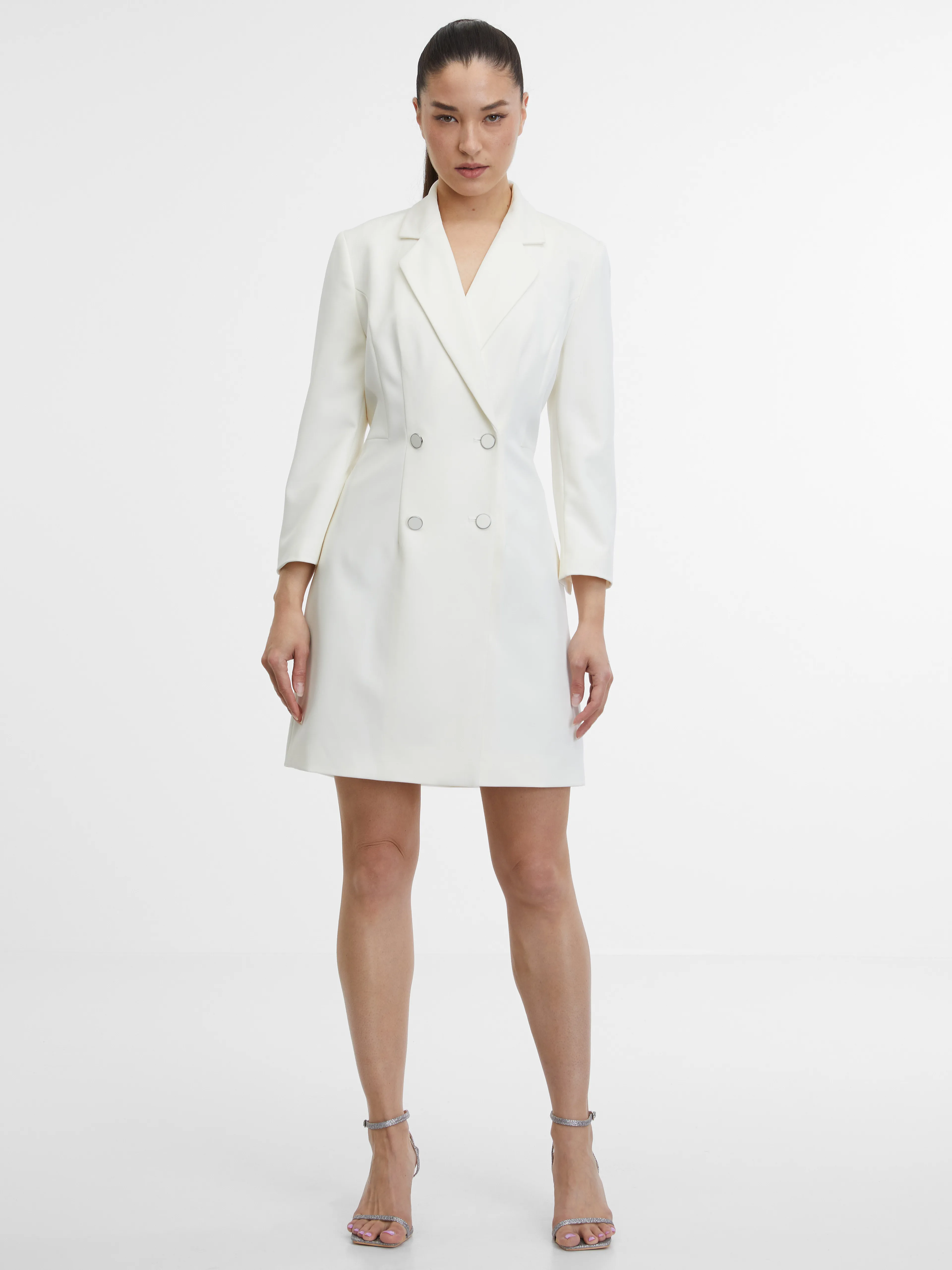 Cremefarbenes Damenkleid ORSAY
