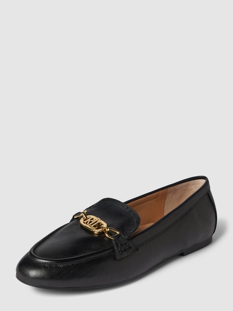 Penny-Loafer mit Schaftbrücke Modell 'AVERI' in schwarz