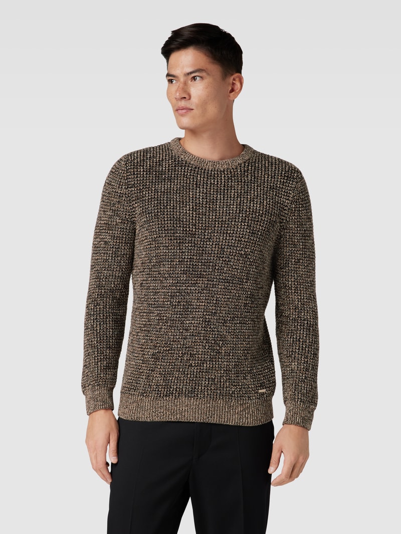 Pullover aus Baumwolle in hellbraun