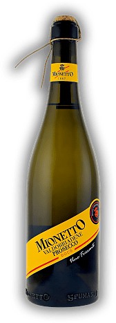 Mionetto, Spago Valdobbiadene Prosecco Frizzante, DOCG, Venetien  Mionetto, Spago Valdobbiadene Prosecco Frizzante, DOCG, Venetien   0,75	 Liter - Vol 11%