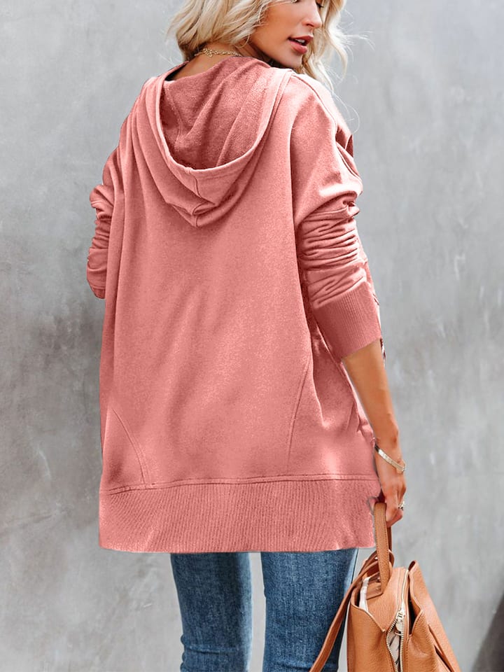 Milan Kiss Hoodie in Rosa günstig kaufen