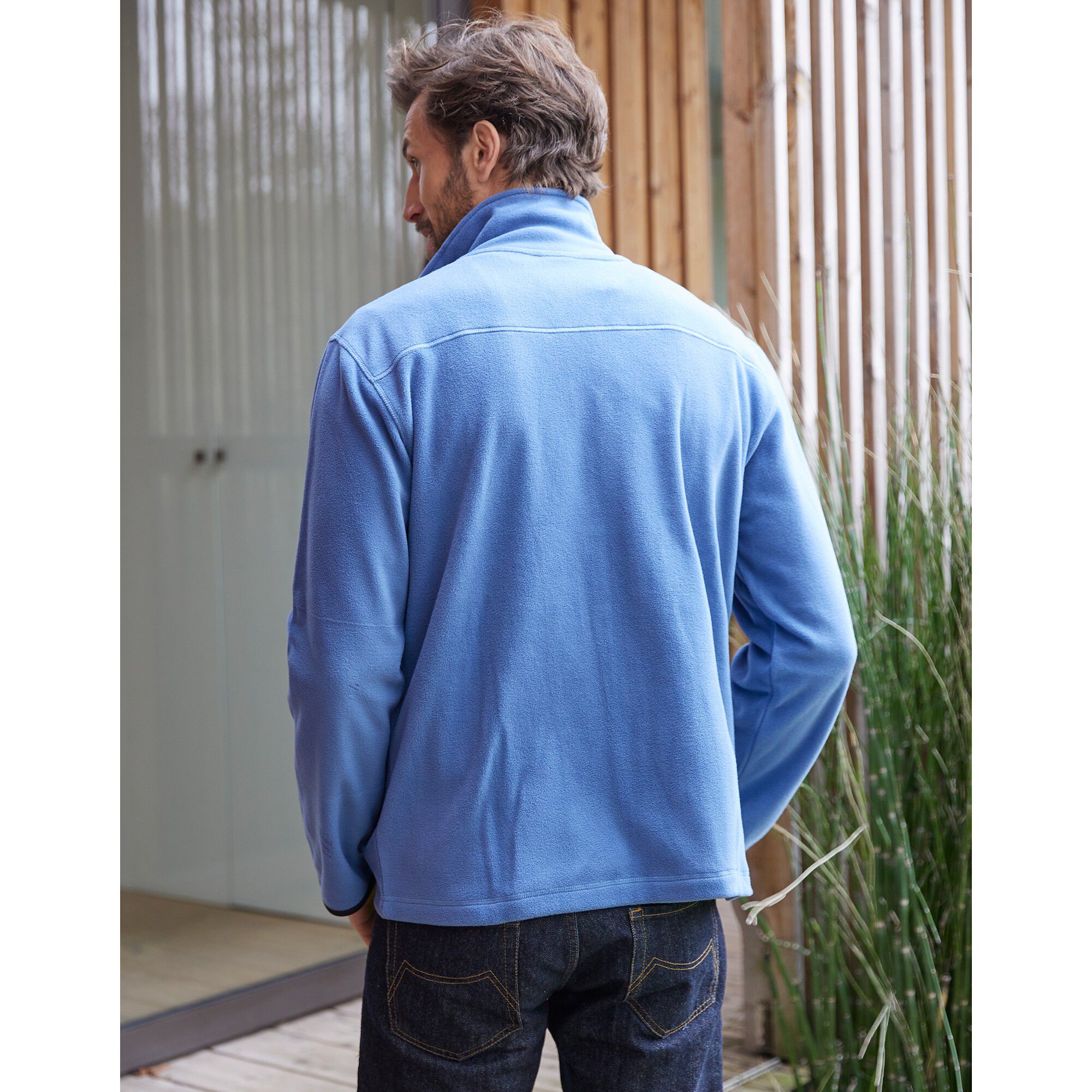 Blouson zippé maille micropolaire
